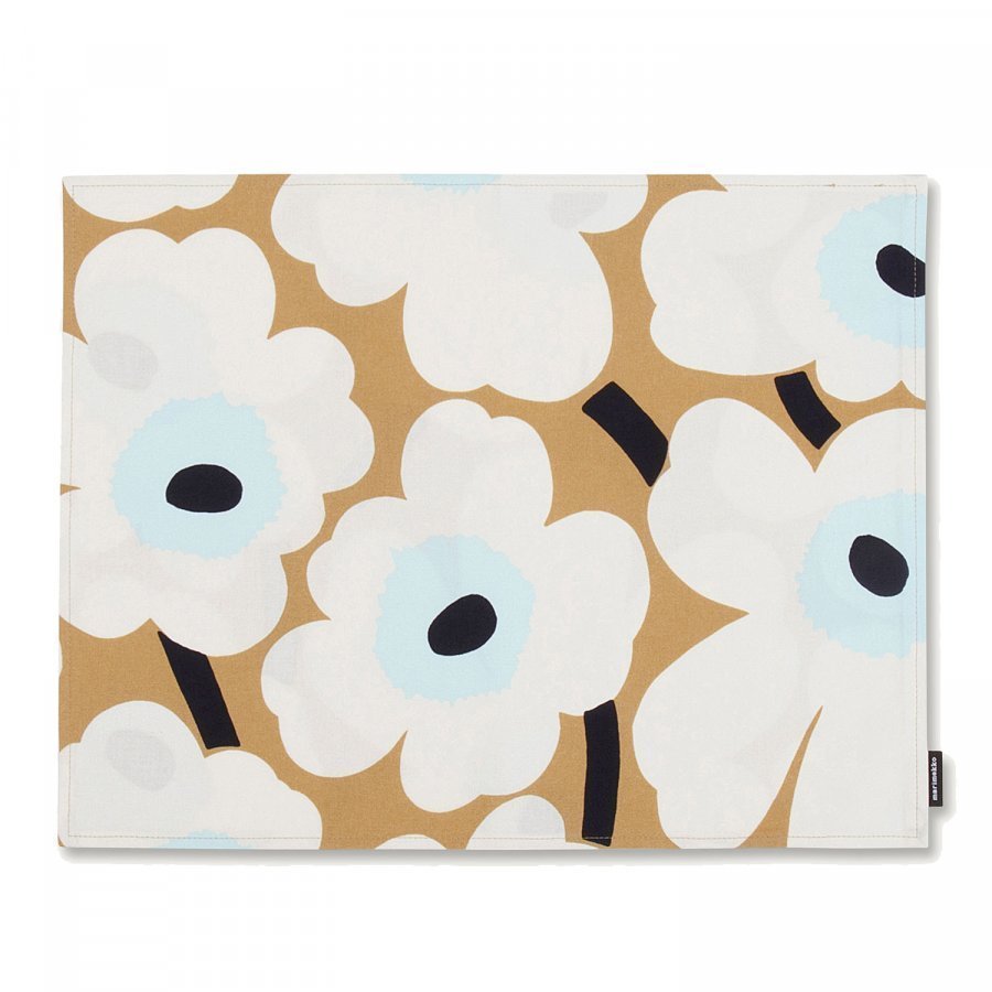 Marimekko Pieni Unikko Pöytätabletti Beige / Sininen 31x42 Cm -  Keittiö